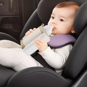 Portable Baby Bottle Milk Warmer - Leather Thermal Cover