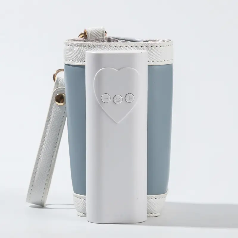 Portable Baby Bottle Milk Warmer - Leather Thermal Cover
